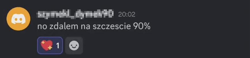 Wiadomość od ucznia 1