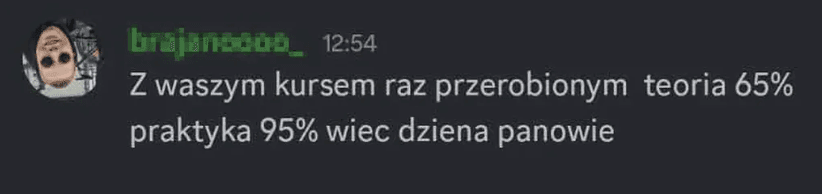 Wiadomość od ucznia 18
