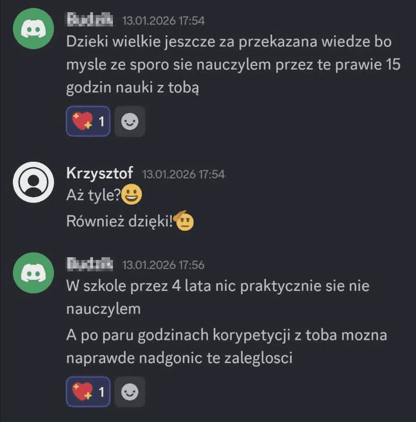 Wiadomość od ucznia 6