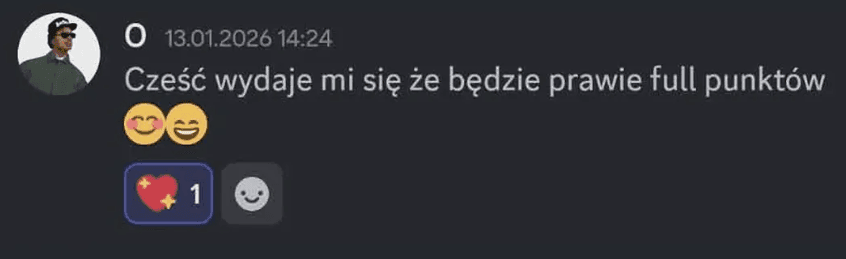 Wiadomość od ucznia 8